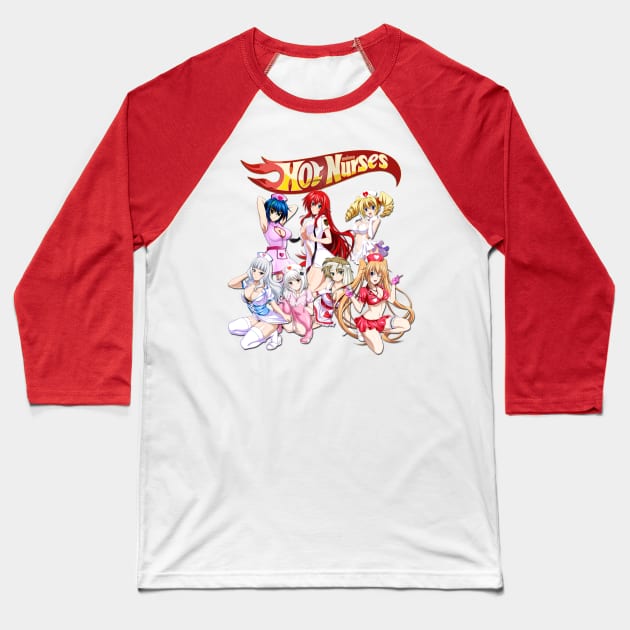 Hot Nurses Baseball T-Shirt by AnimeWorld